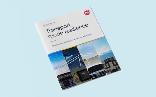 Transport mode resilience report cover