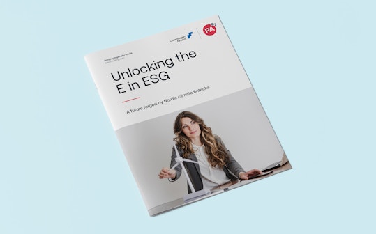 Unlocking the E in ESG report cover