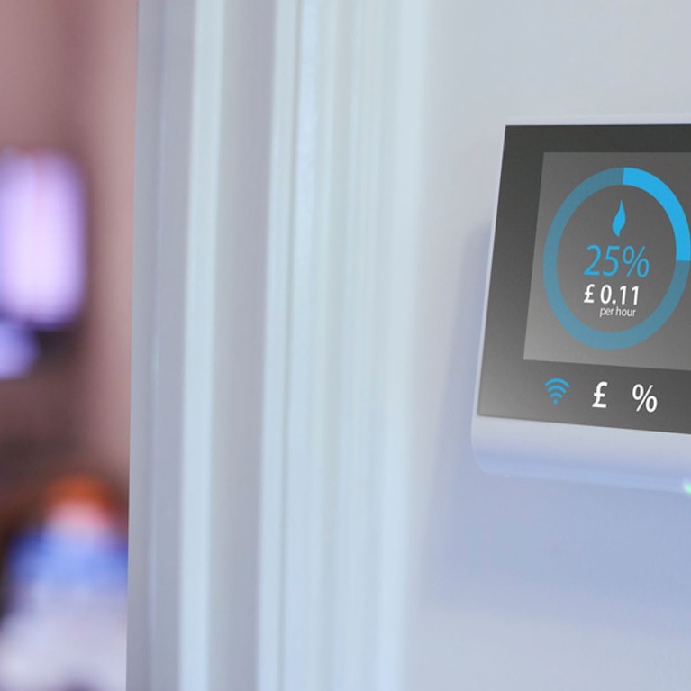 Energy consumption monitor for the home.