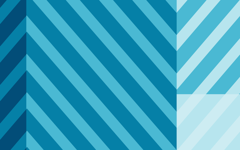 Blue chevrons